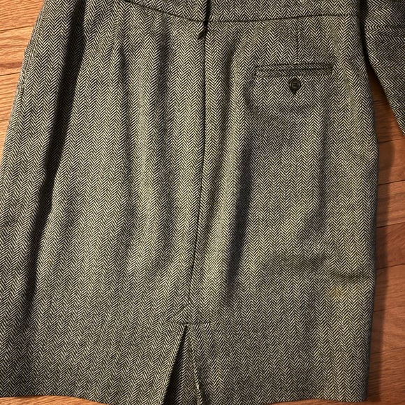 Black Herringbone Tweed Skirt Suit Kors By Michael Kors - Picture 6 of 6